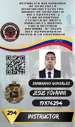 INSTRUCTOR EX REPRESENTANTE DE LA SELECCIÓN NACIONAL DE JUDO